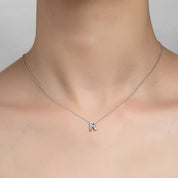 LETTER R PENDANT NECKLACE