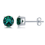 MAY BIRTHSTONE SWAROVSKI STUD EARRINGS