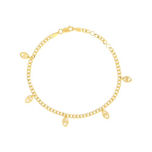 EVIL EYE CURB BRACELET