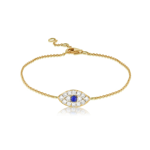 SAPPHIRE EYE NAZAR BRACELET
