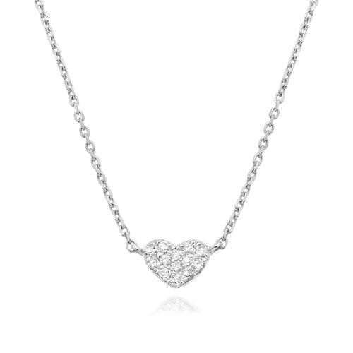 MINI DIAMOND HEART NECKLACE