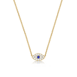 SAPPHIRE EYE NAZAR NECKLACE