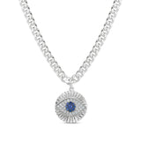 EYE MEDALLION NECKLACE