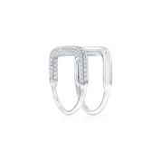 POLISHED AND MICRO PAVÉ TWO-SET BAND