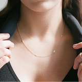 DIAMOND STATION NECKLACE